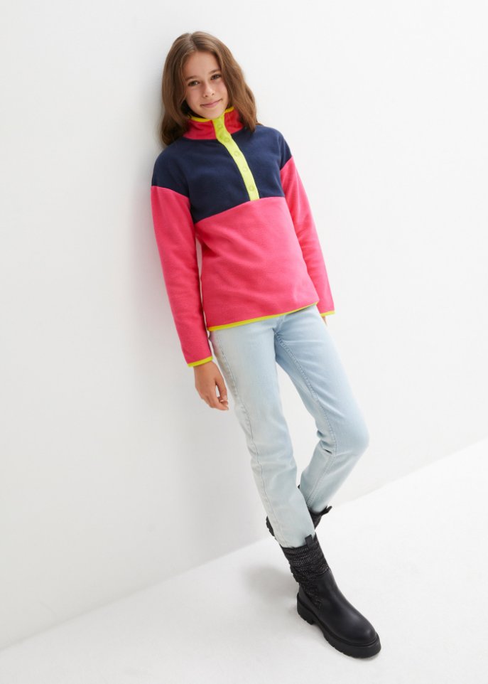 Mädchen Fleeceshirt