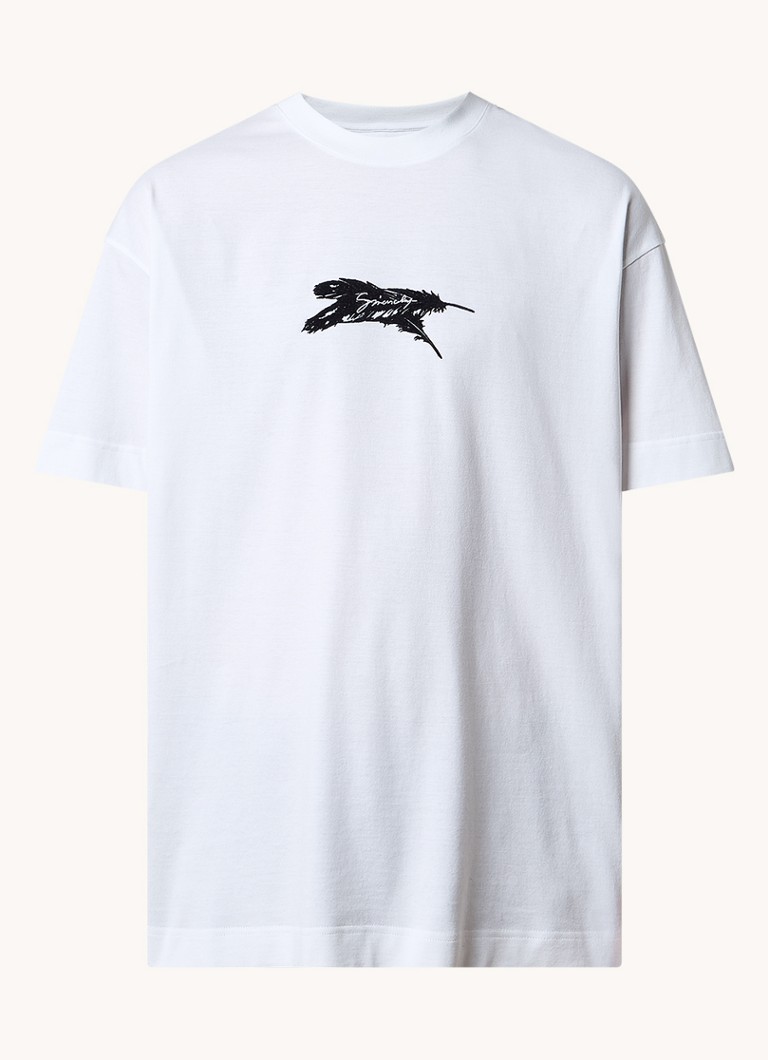 Tricou Givenchy cu logo brodat