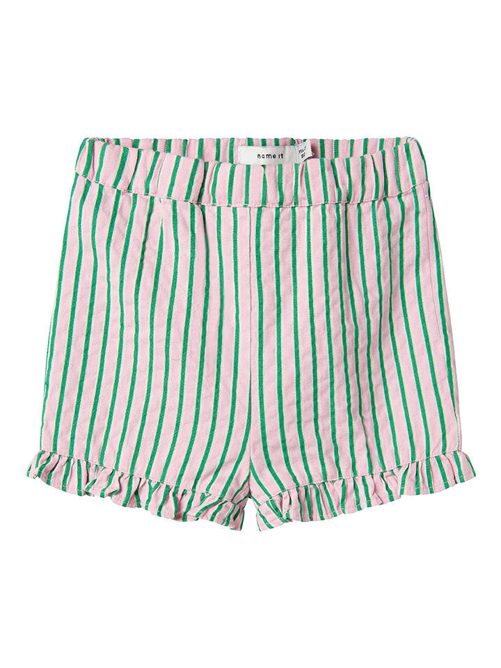 name it Shorts in Grün/ Rosa günstig kaufen
