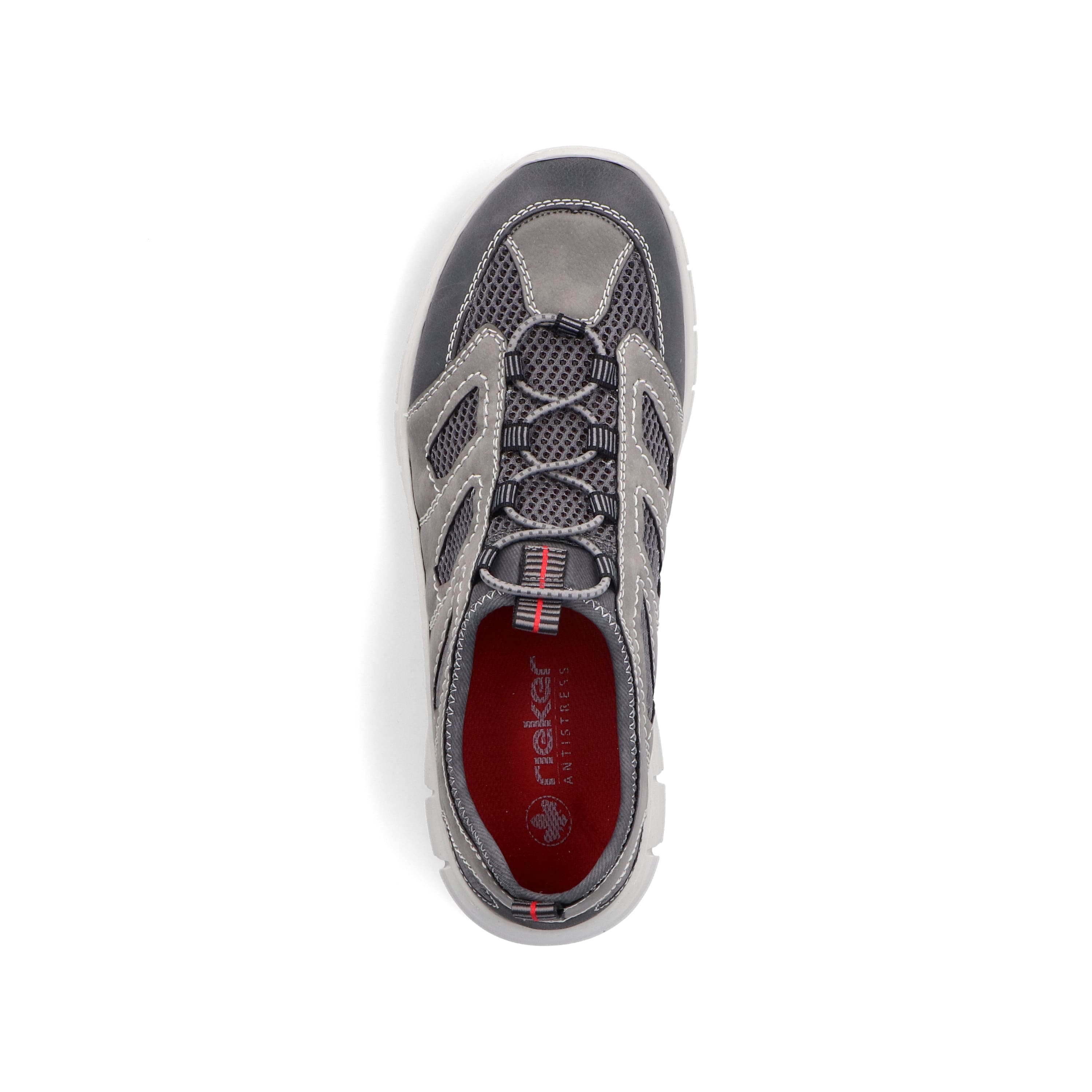 Rieker Herren Slipper steingrau