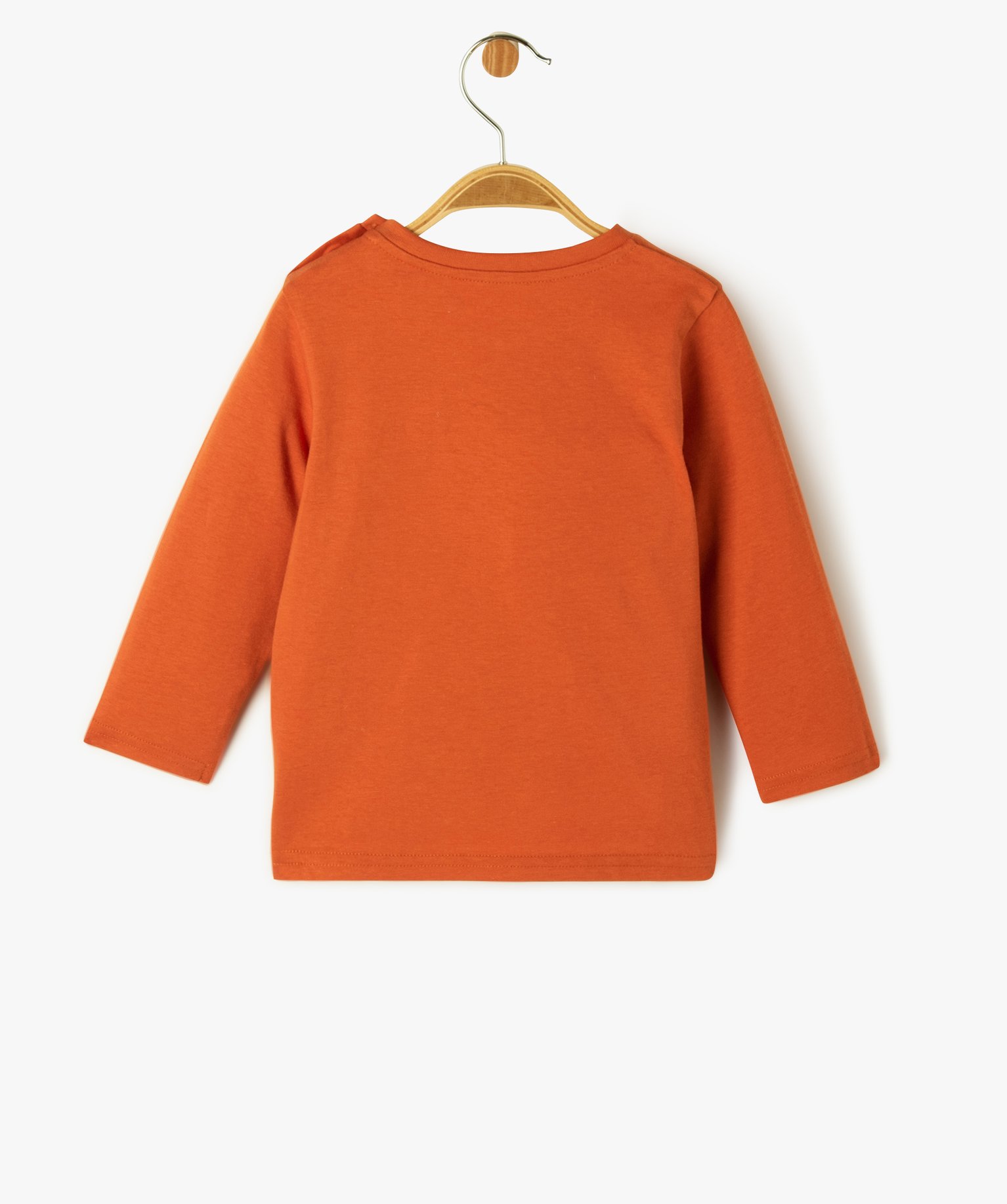 Tee-shirt à manches longues avec message bébé Garçon rouge | GEMO