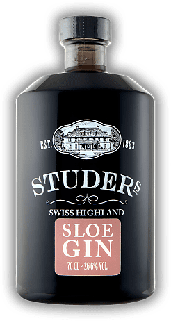 Studer Swiss Highland Sloe Gin 26,6% Studer Swiss Highland Sloe Gin 26,6%  0,7	 Liter - Vol 26,6%