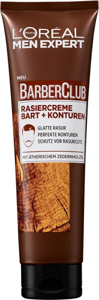 L'Oréal Paris Men Expert Barber Club Rasiercreme Bart und Konturen Rasiercreme
