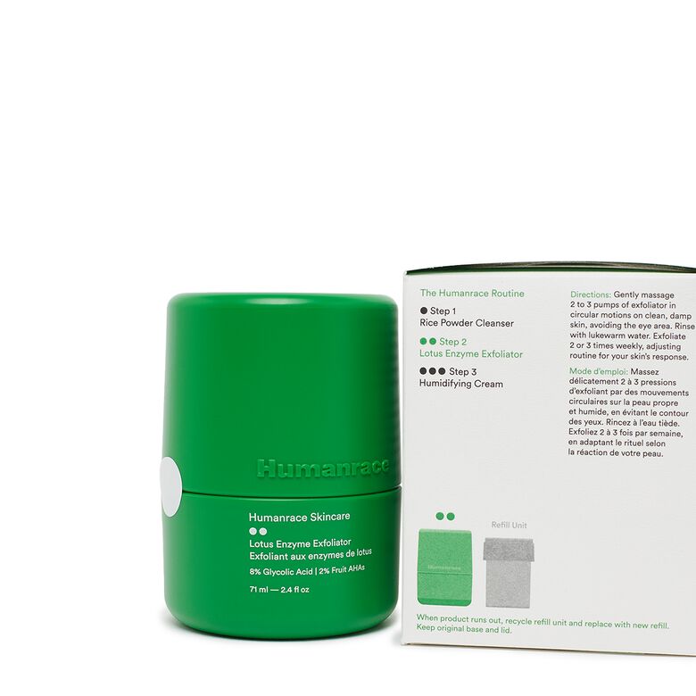 Humanrace Lotus Enzyme Exfoliator grün