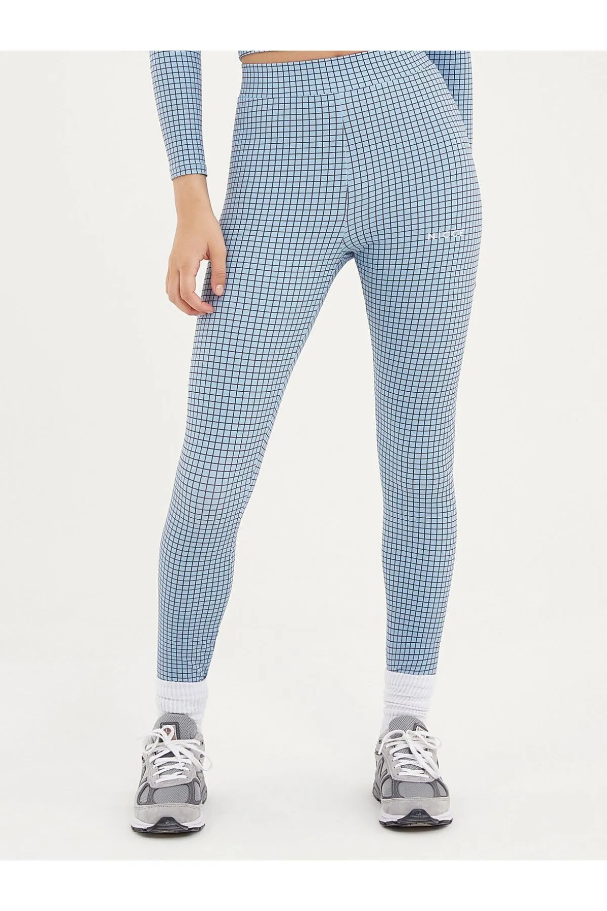 Nicce  Sport-Leggings - Blau - Hoher Bund