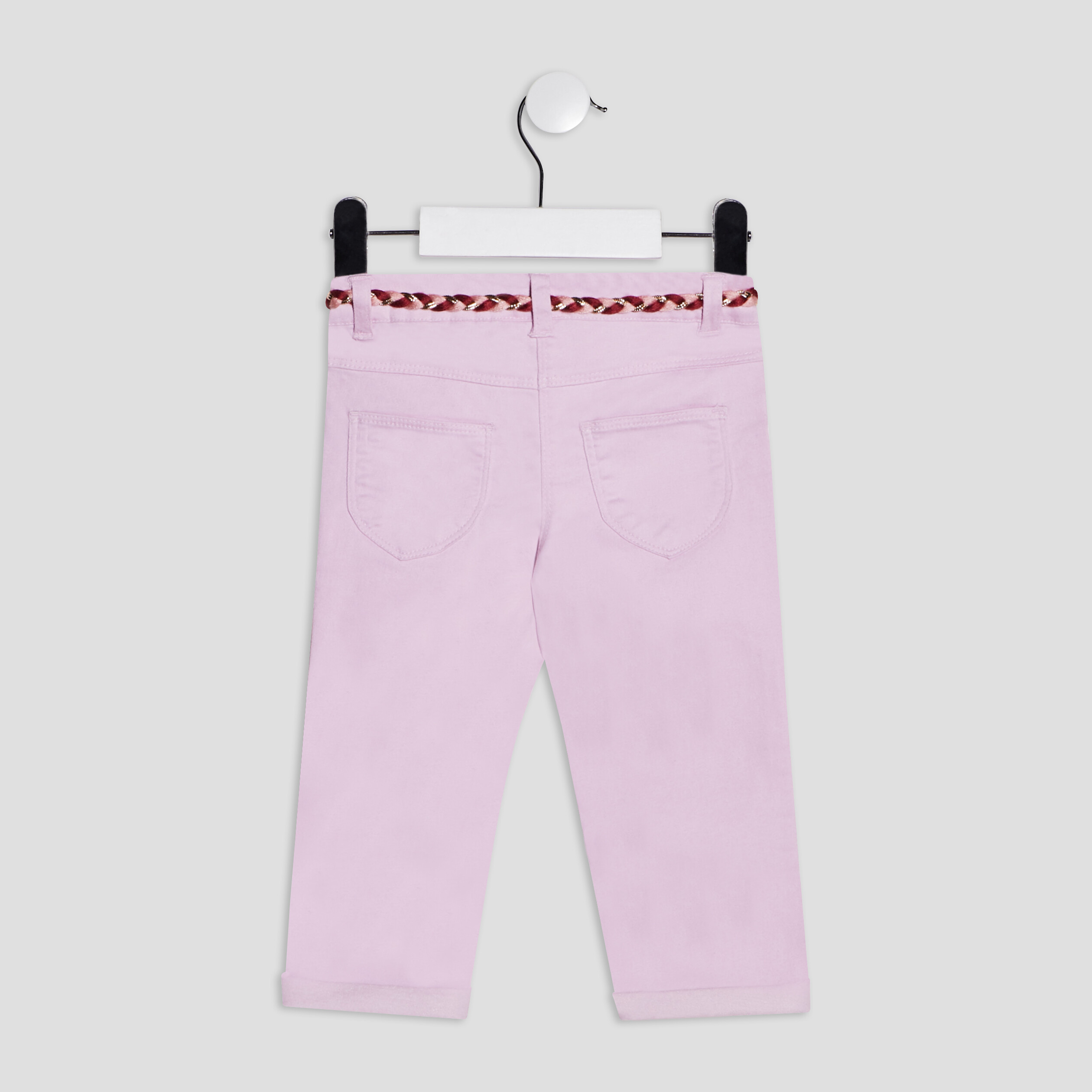 Pantalon slim enfilage facile Creeks parme bébé fille | La Halle