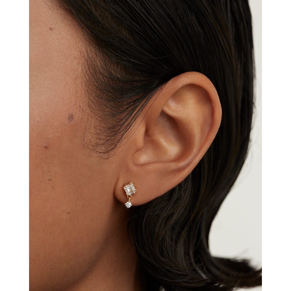 P D Paola Boucle d'oreille unique 925 Argent Boucles d'oreilles