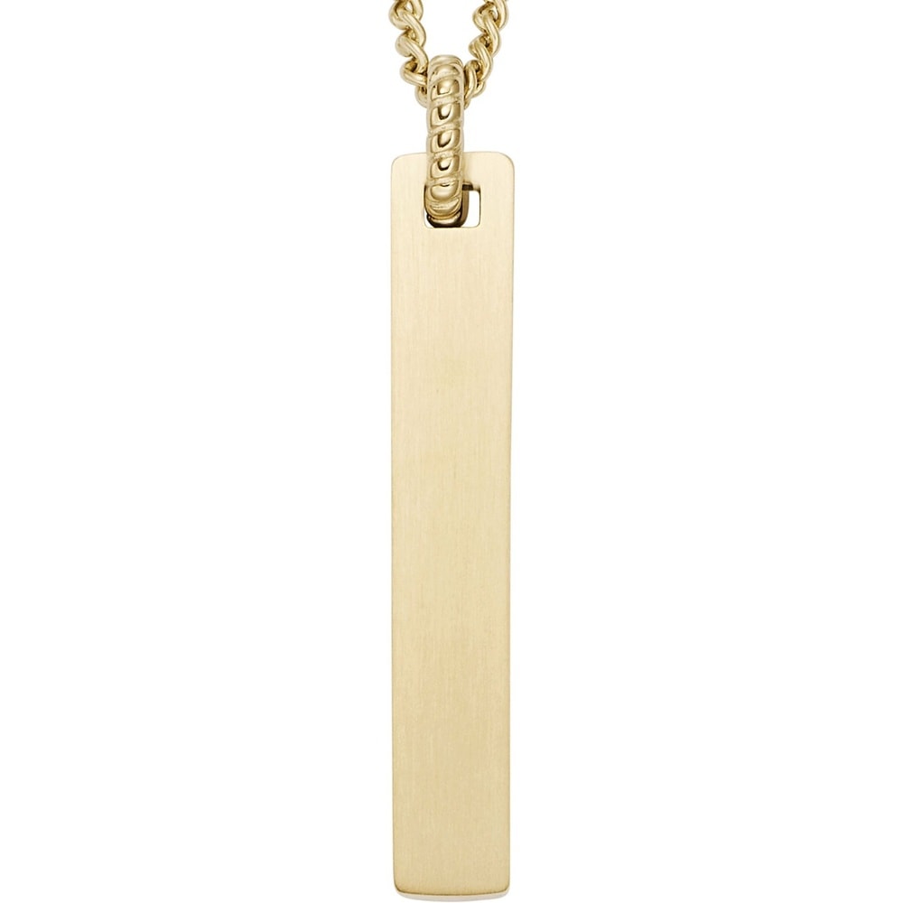 Fossil Chaînette Acier inoxydable collier