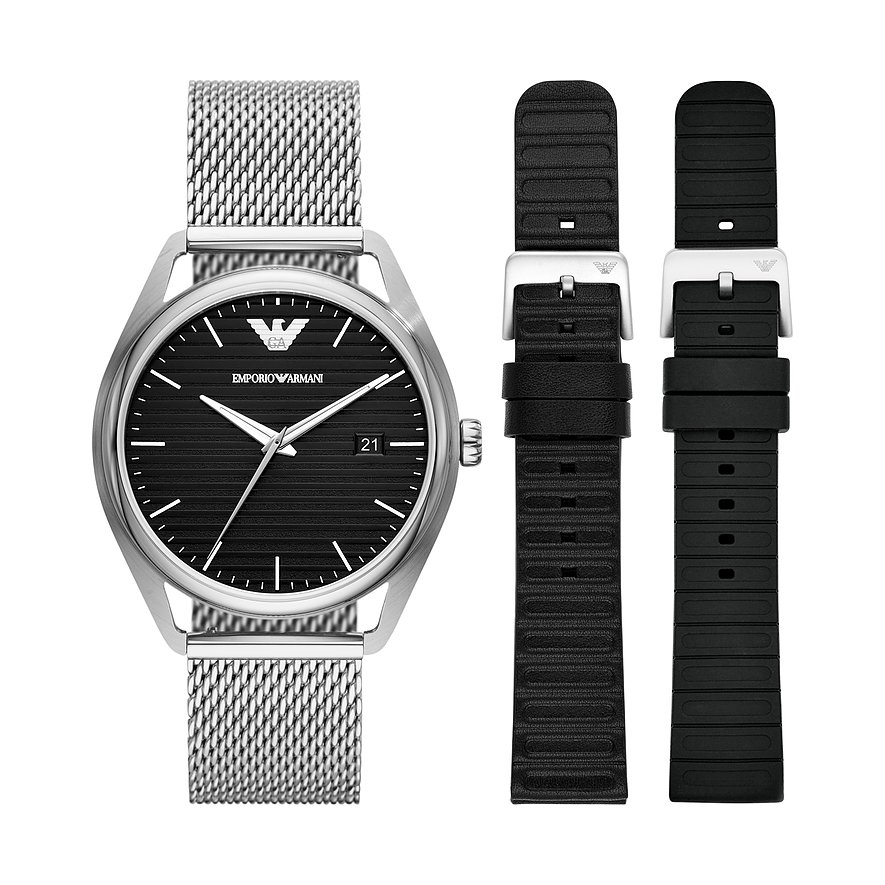 Emporio Armani Uhren-Set inkl. Wechselarmband