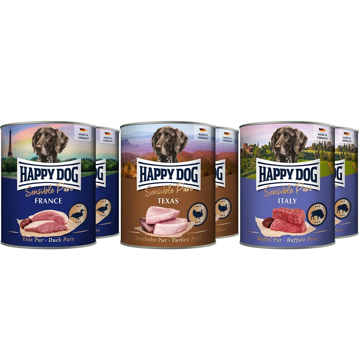 Happy Dog Sensible Pure Mischtray 6x800g kaufen bei ZooRoyal