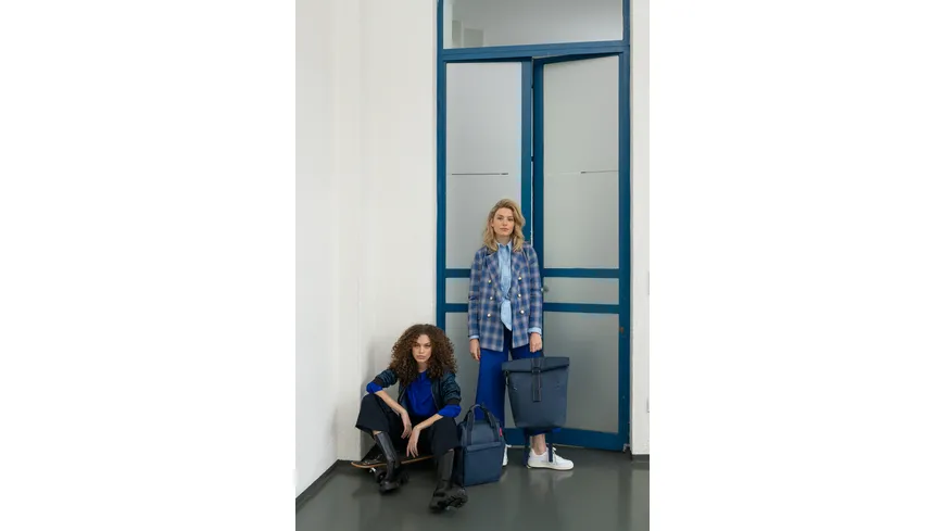 reisenthel Allrounder Herringbone R dark blue