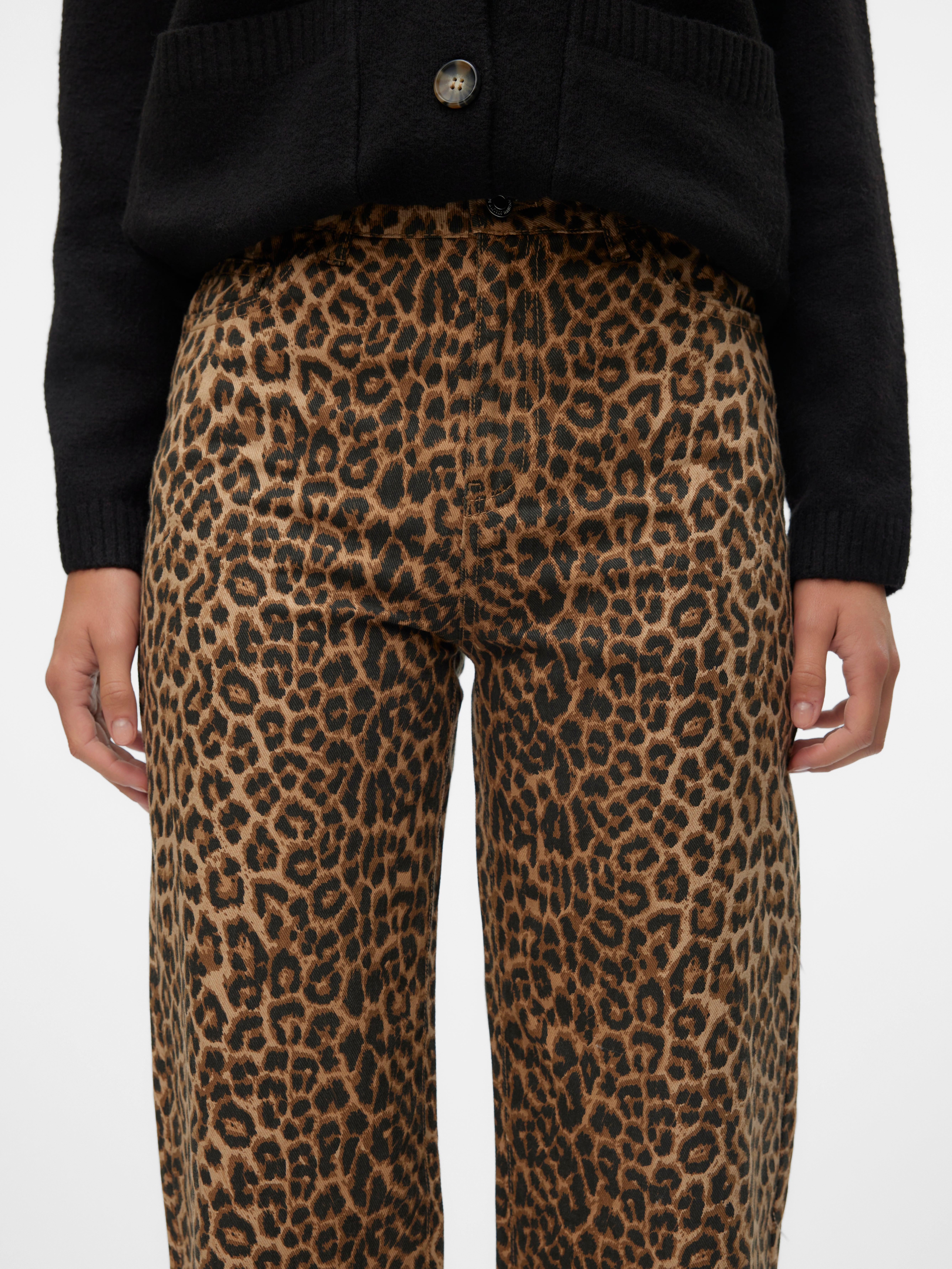 VMTESSA Hohe Taille Weit geschnitten Jeans