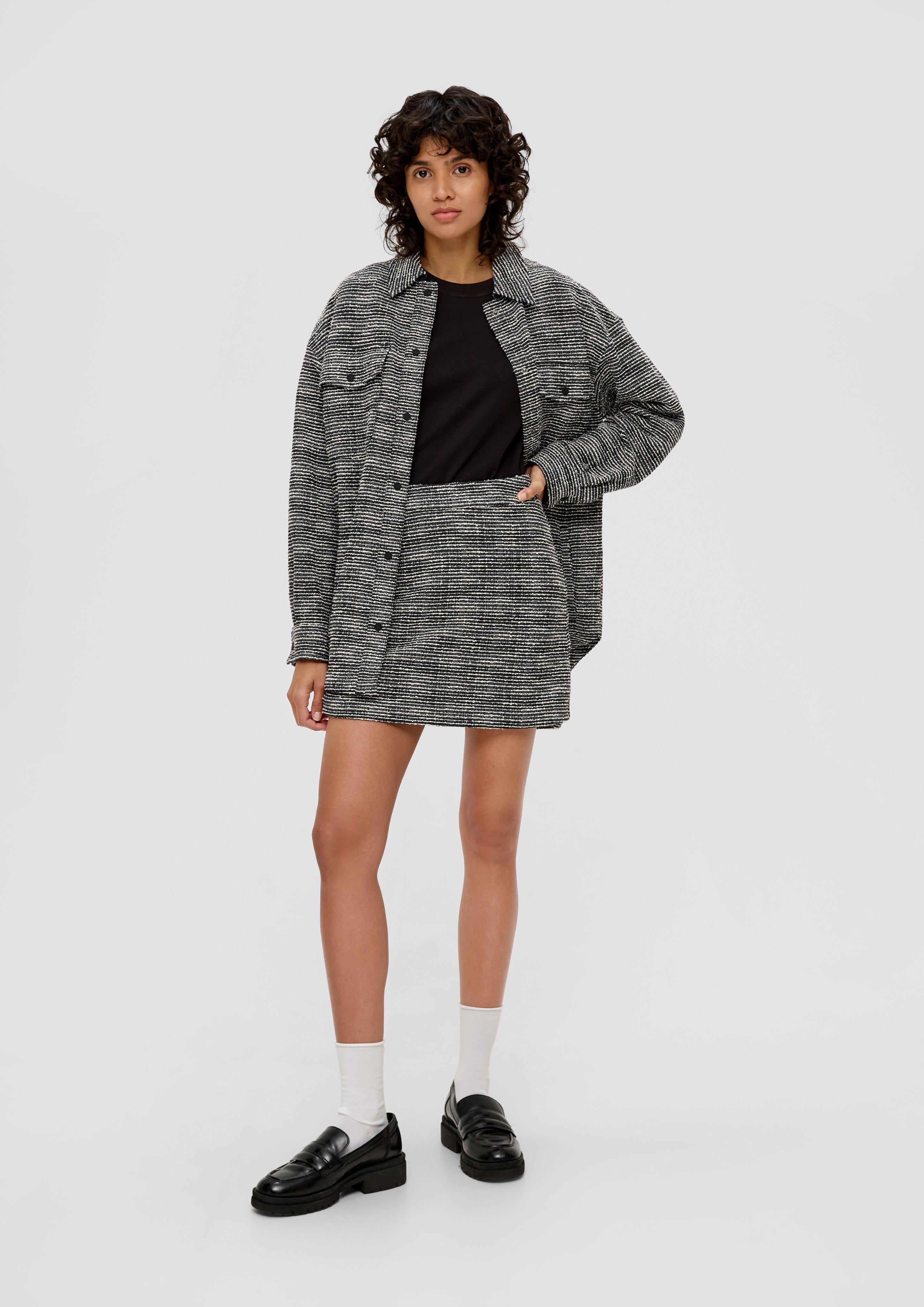 Oversize-Hemd aus Bouclé  2136138-5959