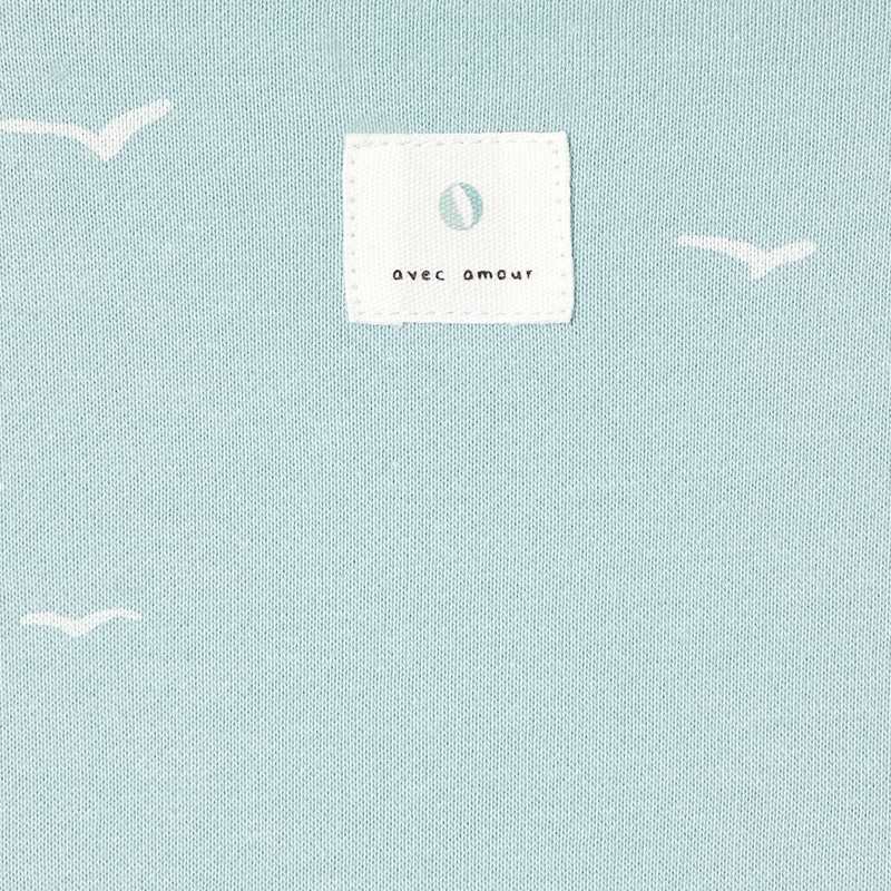 Combinaison courte en coton turquoise mixte Absorba