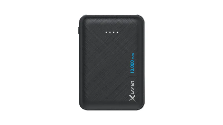 Xlayer Zusatzakku Powerbank Micro Black 10.000mAh