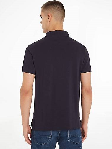 TOMMY HILFIGER Herren Poloshirt ZIP TIP SLIM POLO Slim Fit