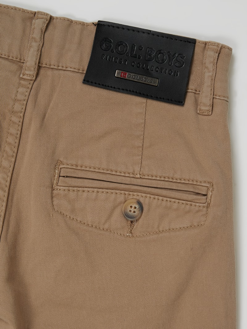 Chino mit Stretch-Anteil in beige