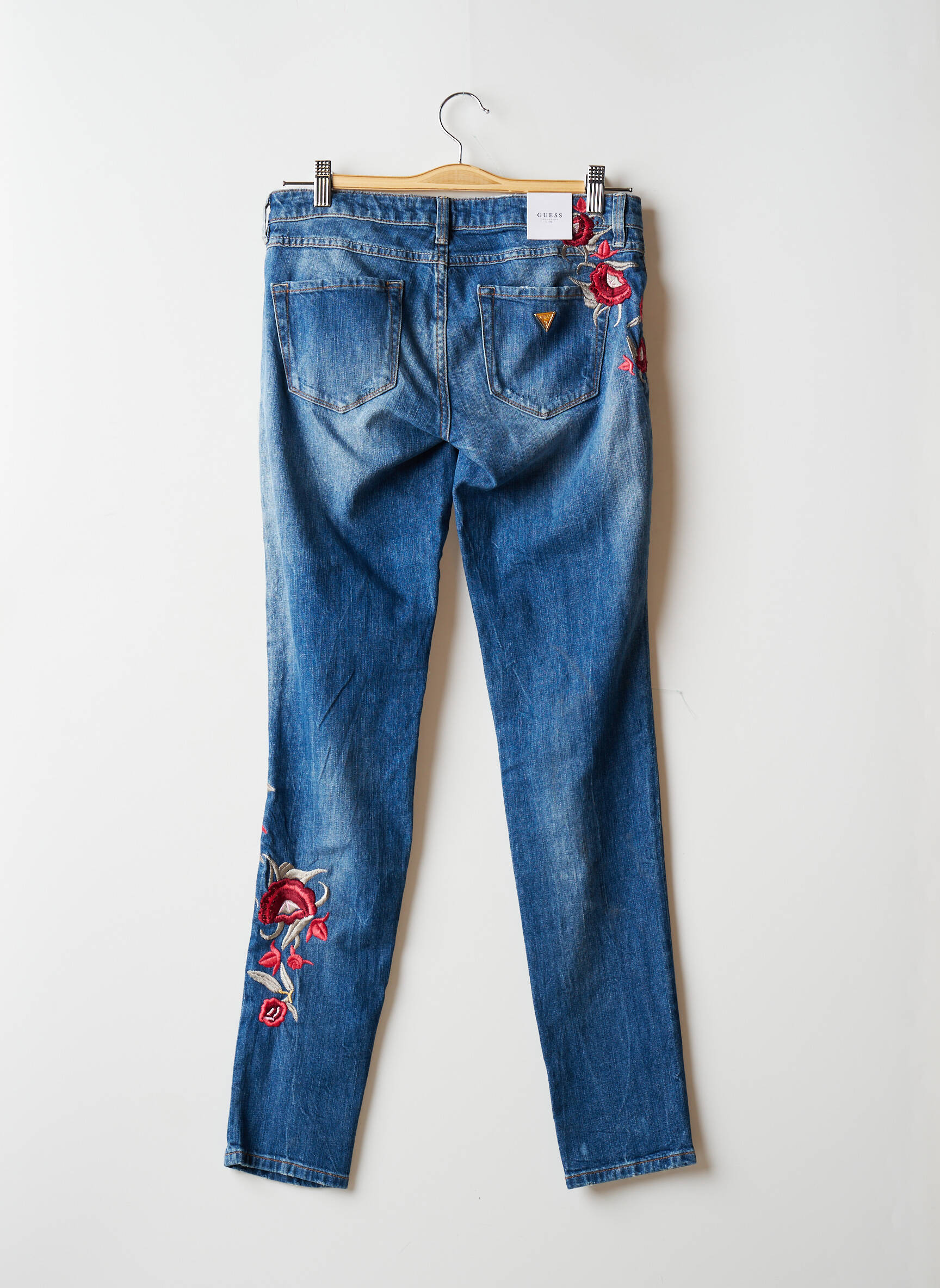 Guess Jeans Skinny Femme couleur bleu
