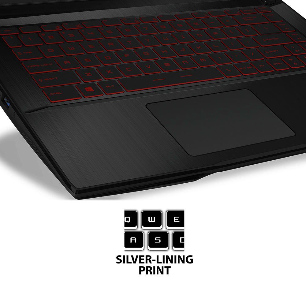 MSI Thin GF63 12UC-822 Gaming-Notebook (39,6 cm/15,6 Zoll, Intel Core i5 12450H, GeForce RTX 3050, 512 GB SSD)