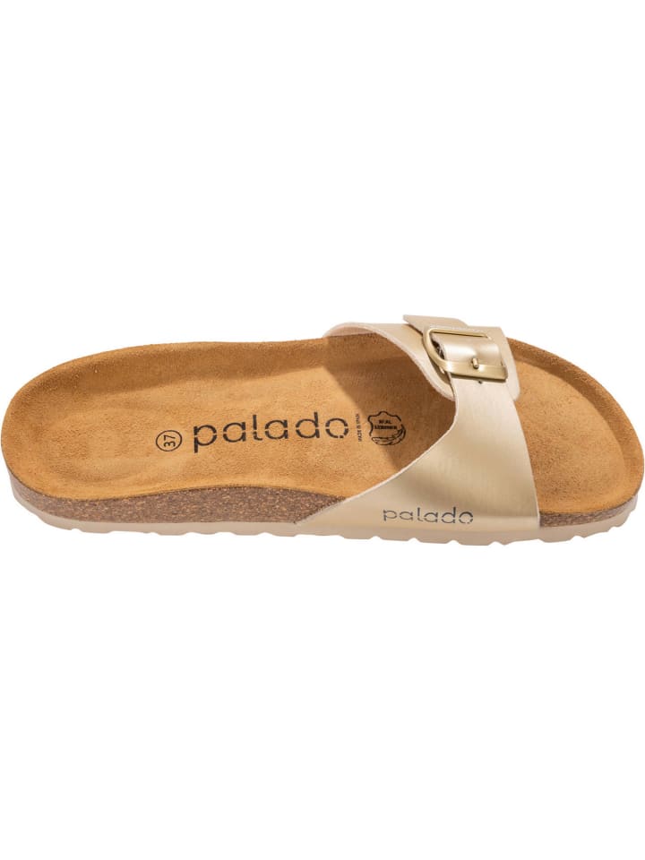 palado Pantoletten in Gold günstig kaufen