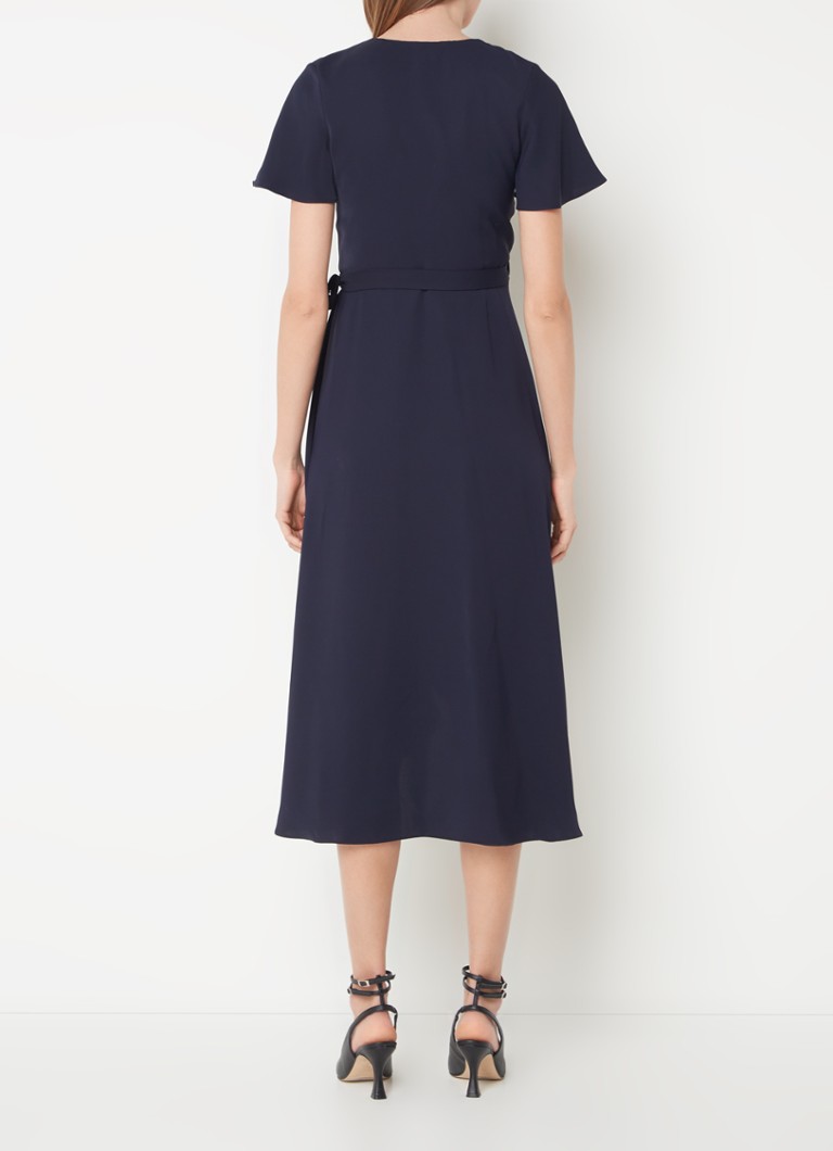 Phase Eight Julissa midi wrap dress with ruffle