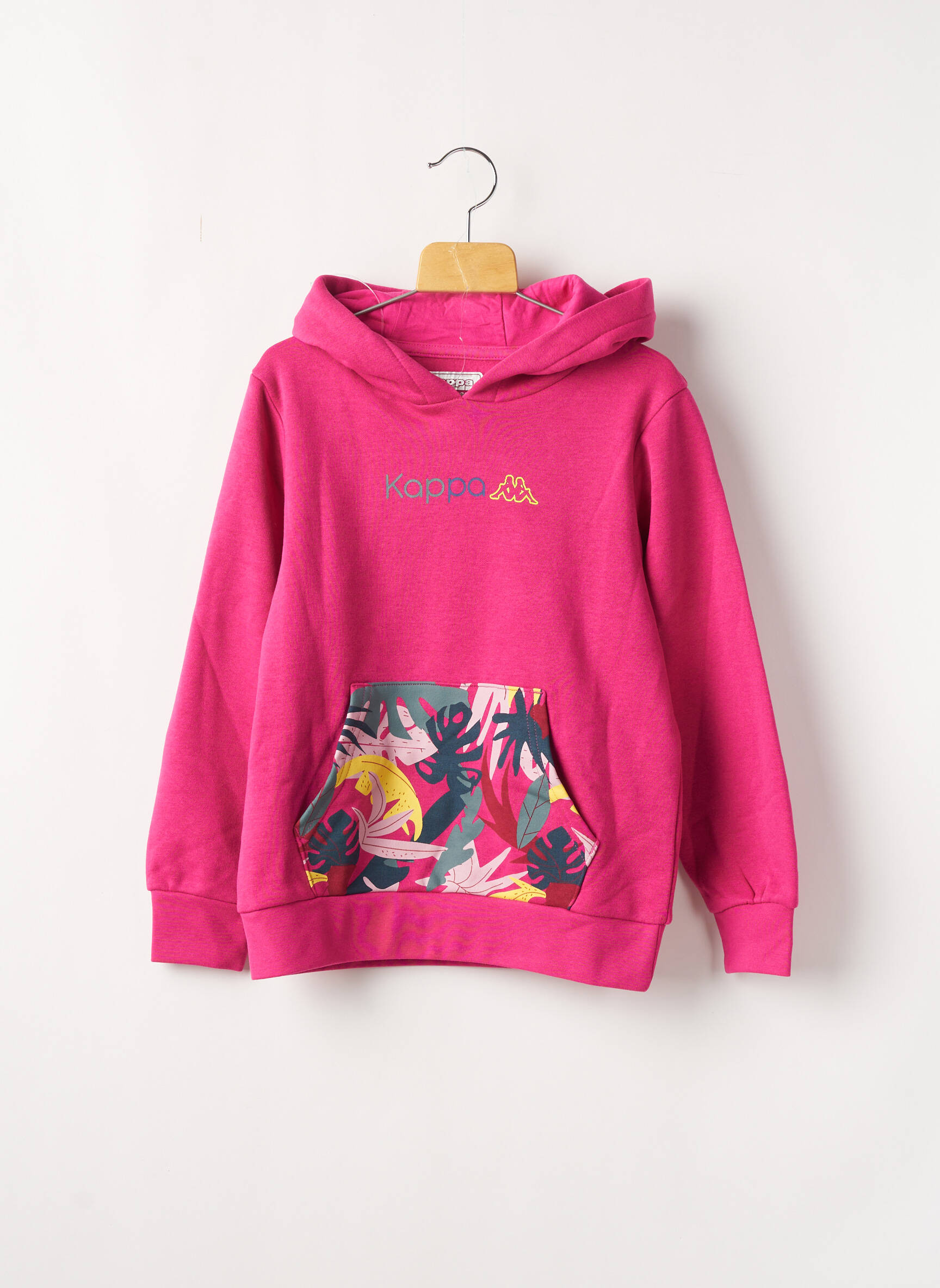 Kappa Sweat Capuche Fille couleur rose