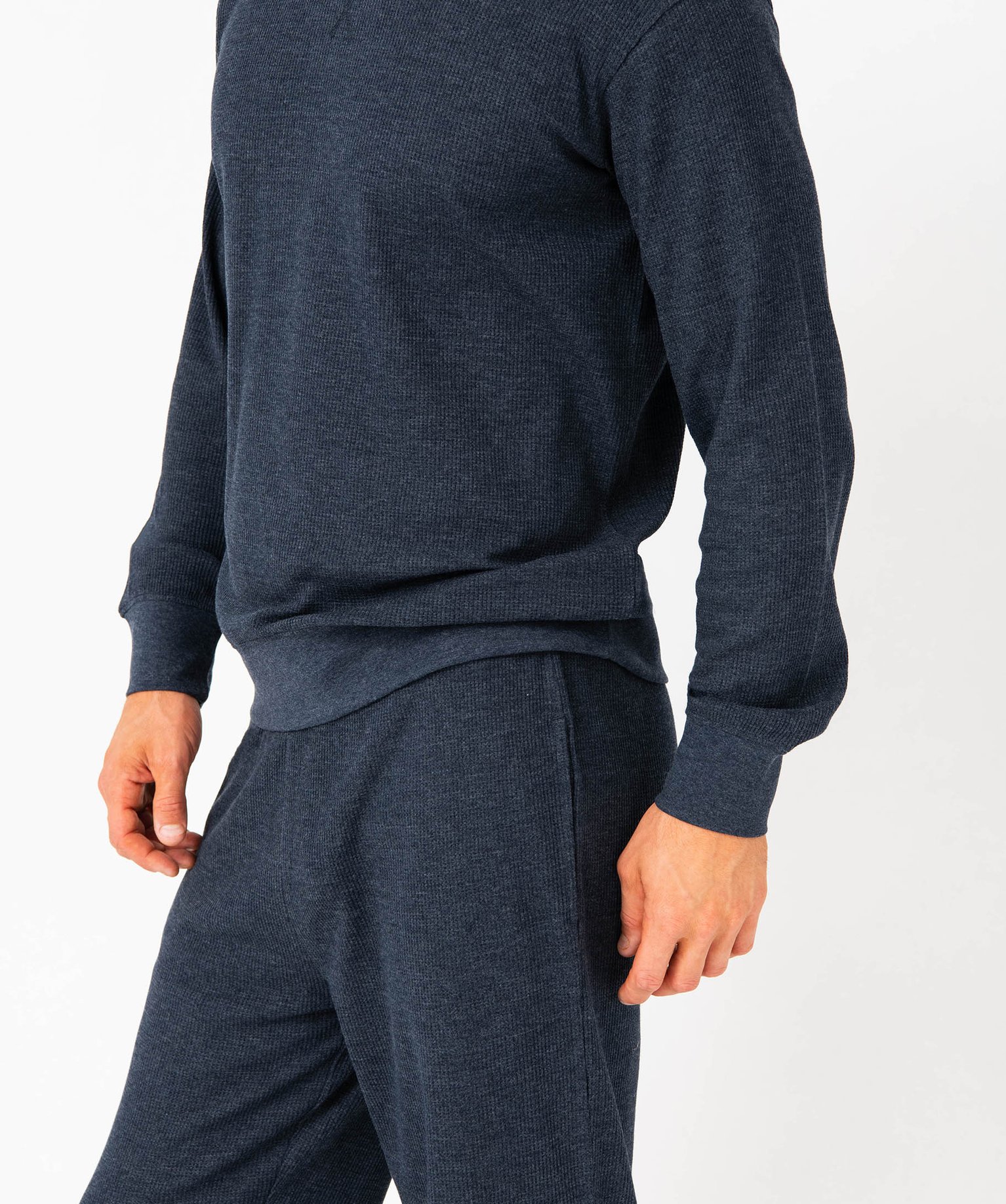 Pyjama à manches longues homme marine | GEMO
