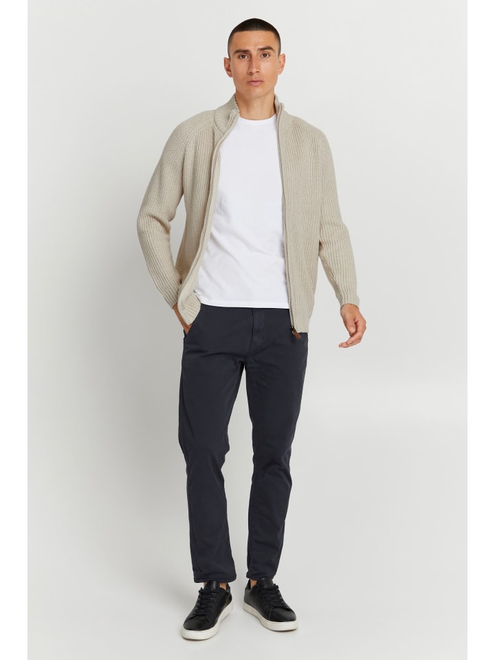 !SOLID Strickjacke SDXenos 21102718 ME Cardigan mit Troyerkragen in Beige günstig kaufen