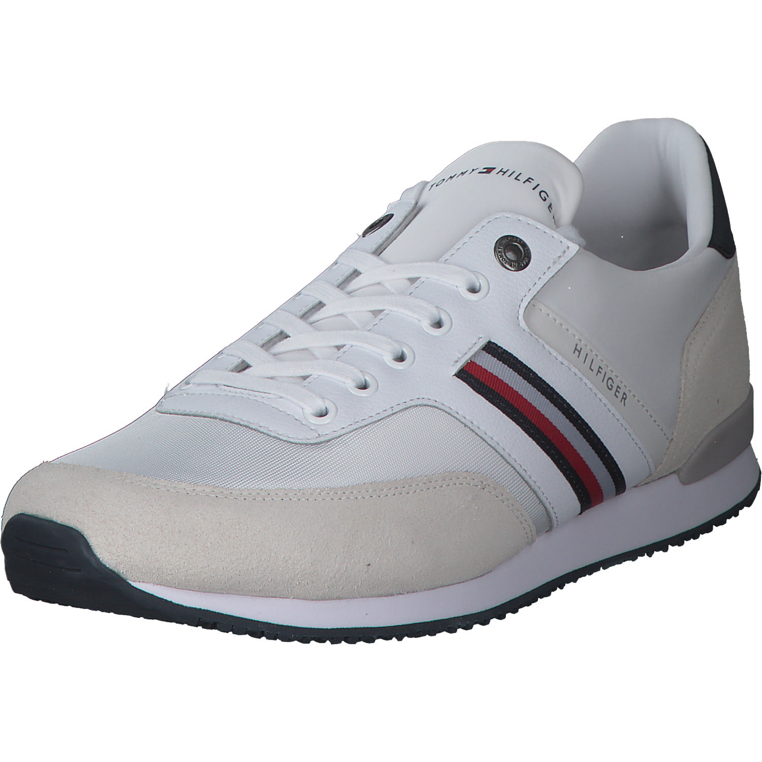 Tommy Hilfiger FM0FM04137, Sneakers Low, Herren, Weiß