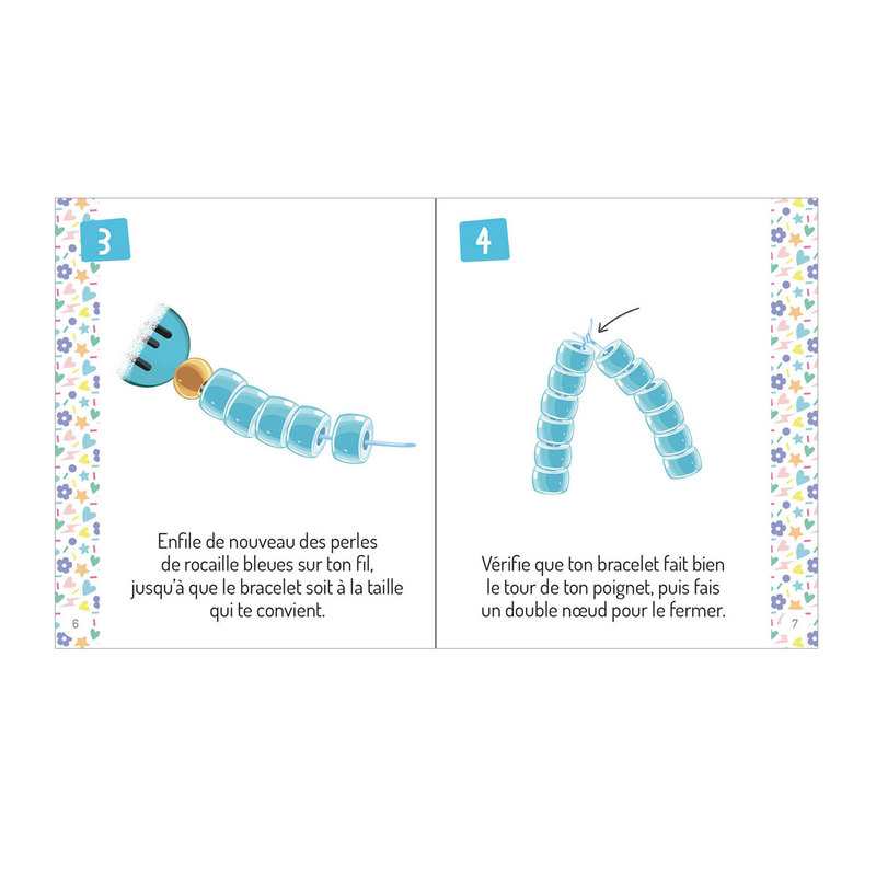 Coffret Mon superbe bijou, ma mini accumulation de bracelets à message - Auzou