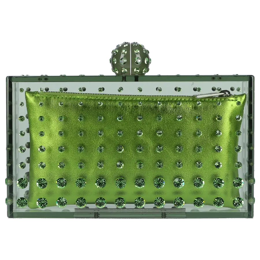 Aquazzura - Clutch TEQUILLA Harz - grün