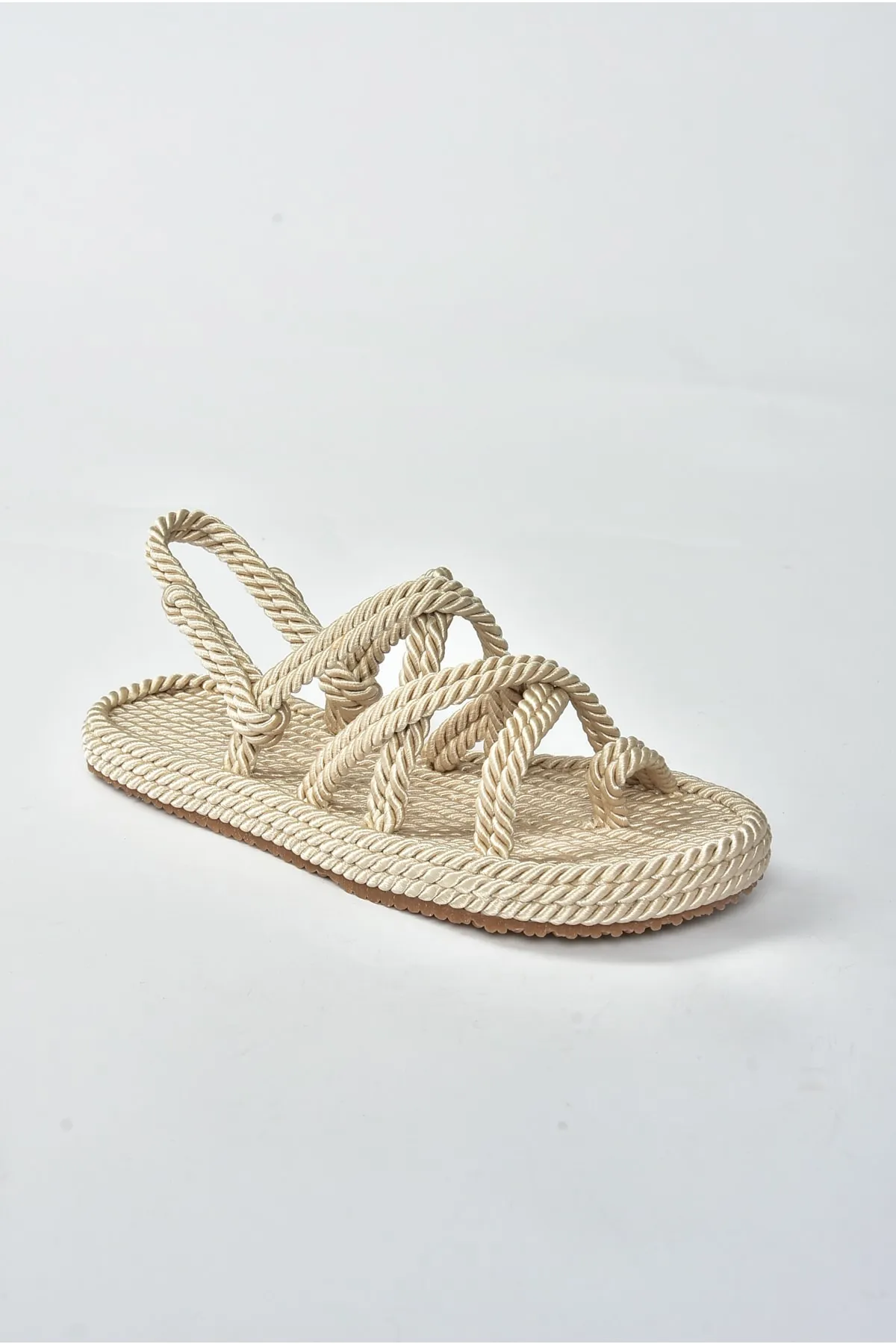 Fox Shoes  Hellbraune Damensandalen F470135104