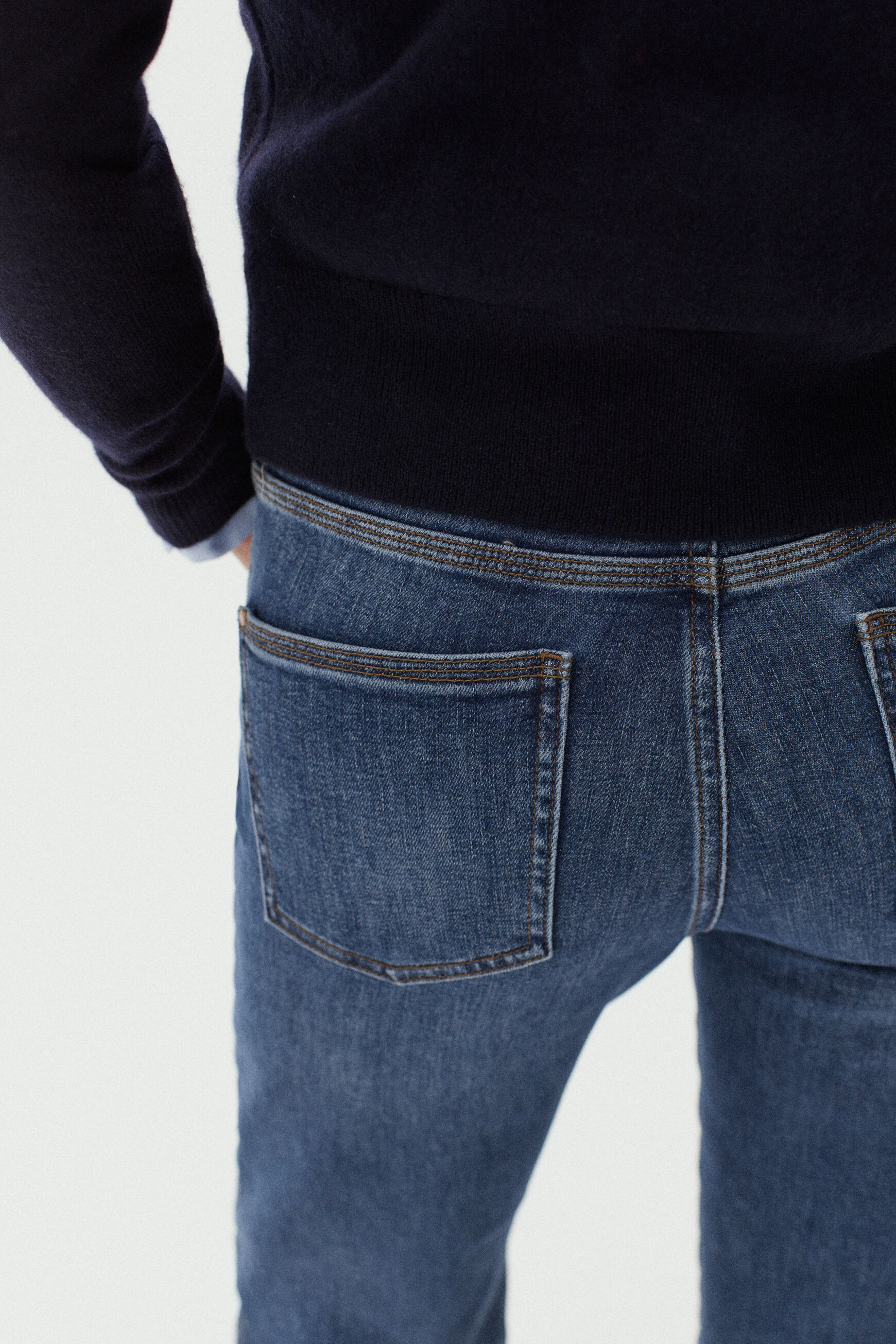 pantalon roy denim stone femme