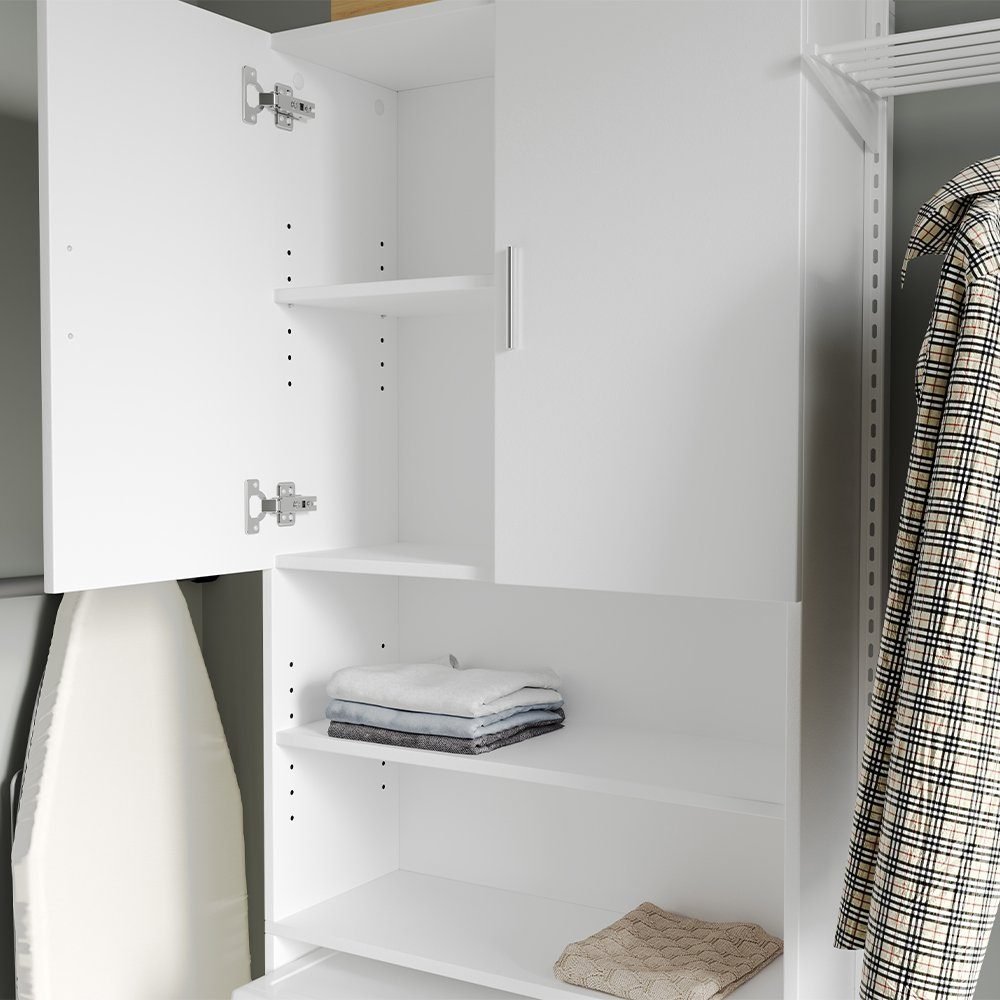Livinity Hochschrank Waschmaschinenschrank MARTHA Weiß
