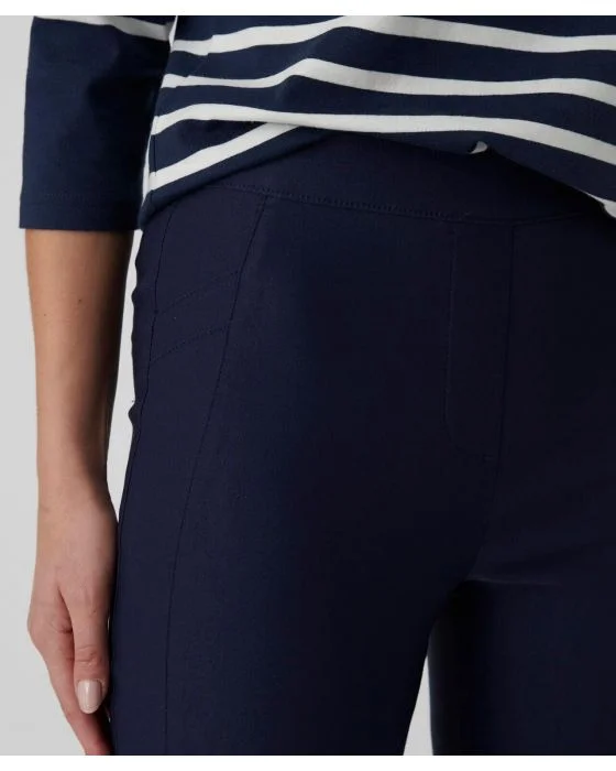 Pantacourt toile stretch