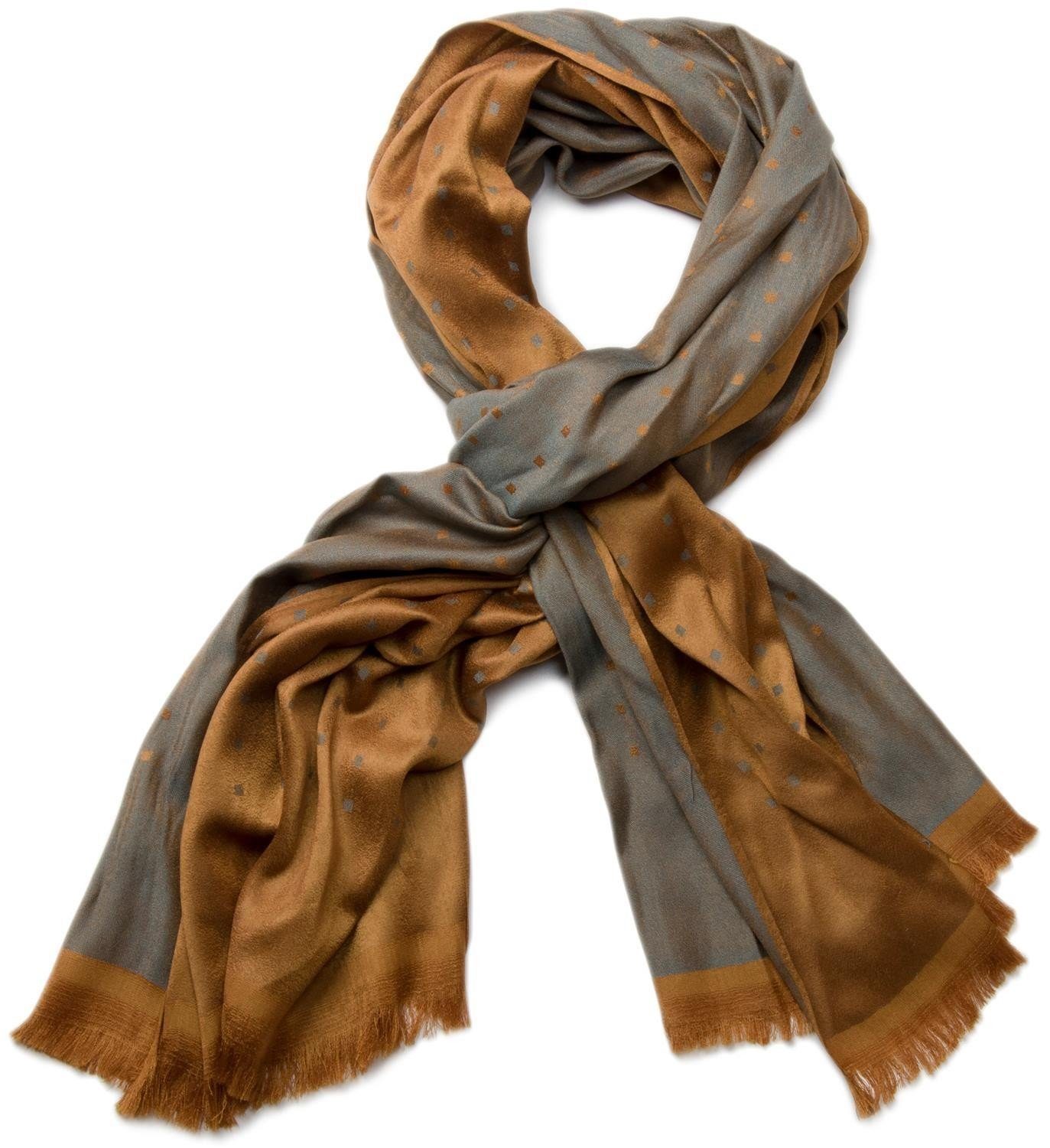 styleBREAKER Modeschal, (1-St), Edler Schal mit Quadratischem Muster