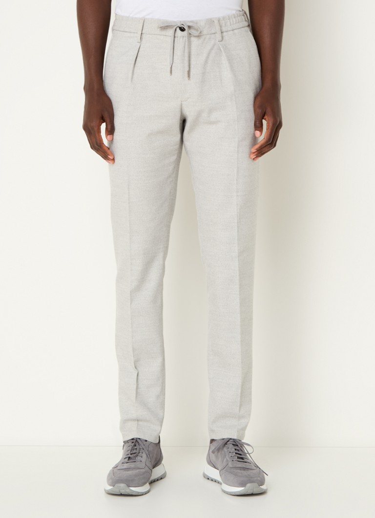 Profuomo Chino slim fit con bordi arrotondati e bordi arrotondati