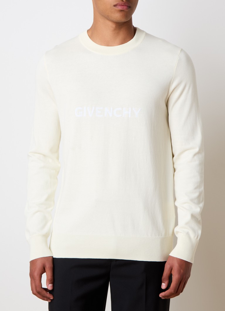 Givenchy Fine-knit pullover with knitted-in logo