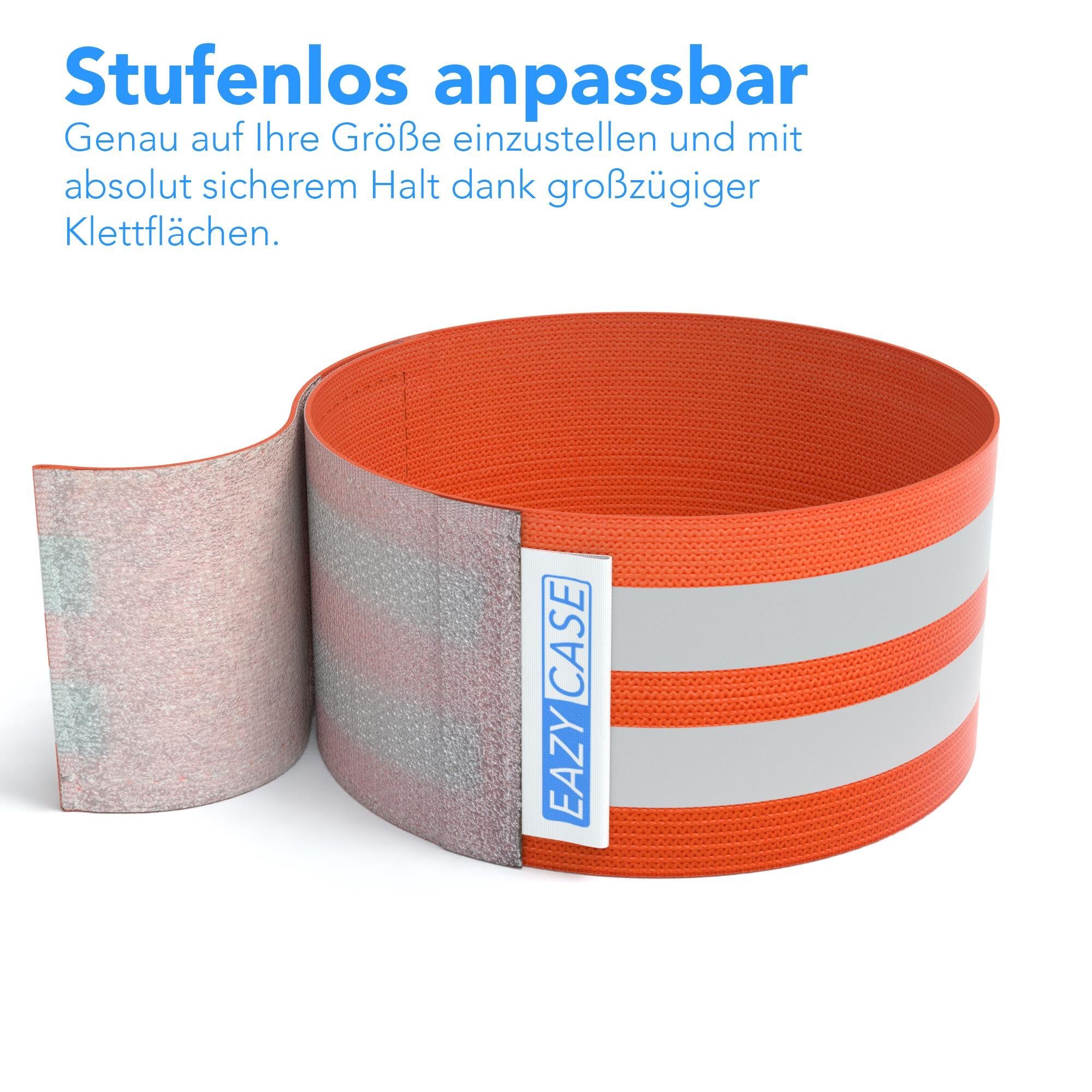 EAZY CASE Fahrradreflektor 4er Set Leuchtarmband Joggen