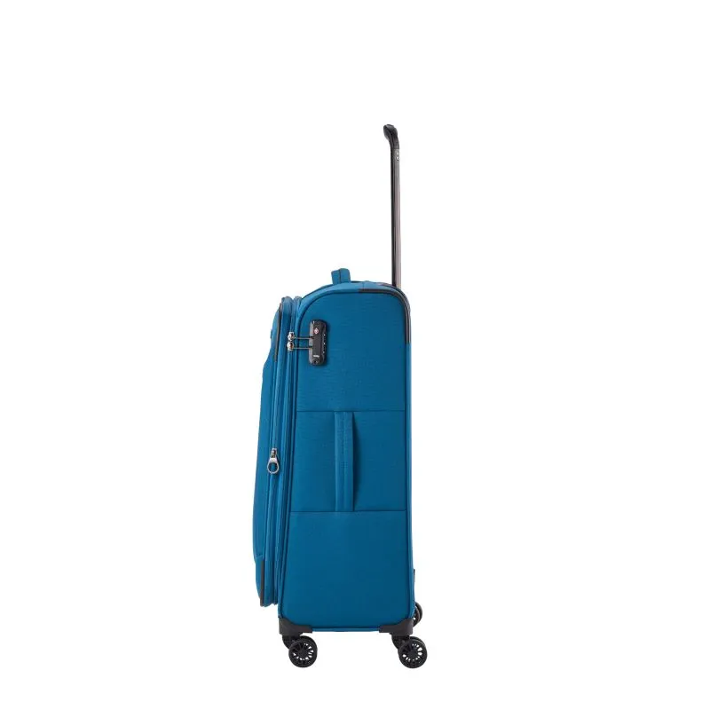 Travelite CHIOS Trolley mit 4 Rollen Größe M - Petrol