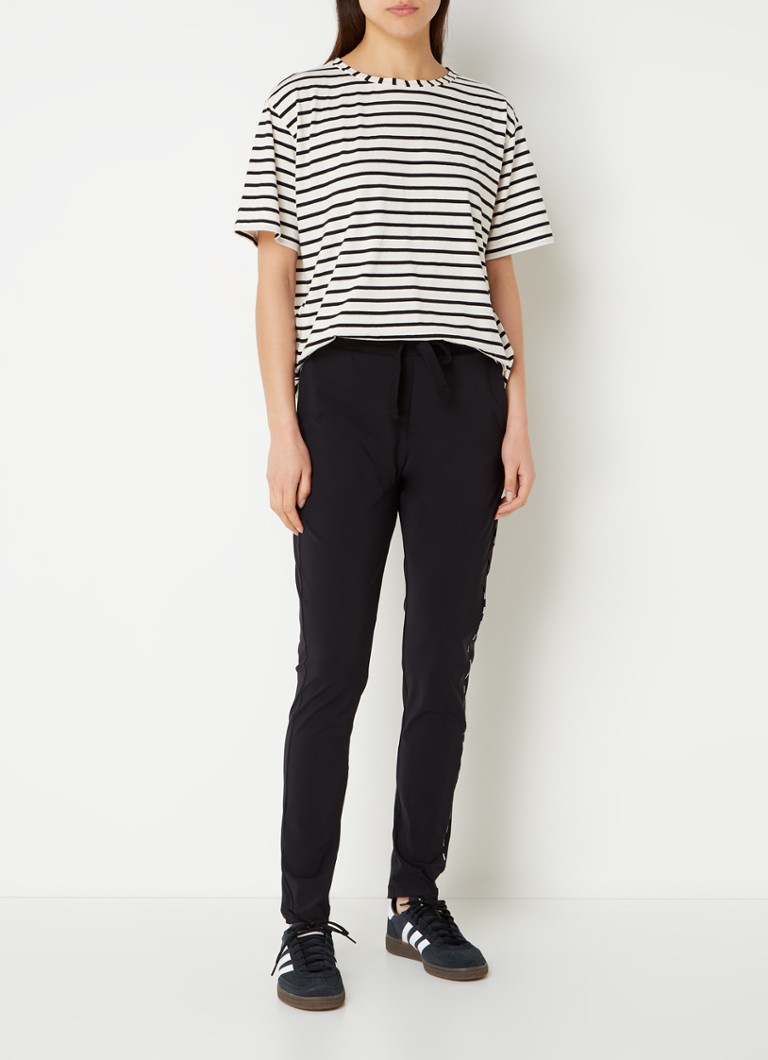10DAYS T-shirt with stripe print