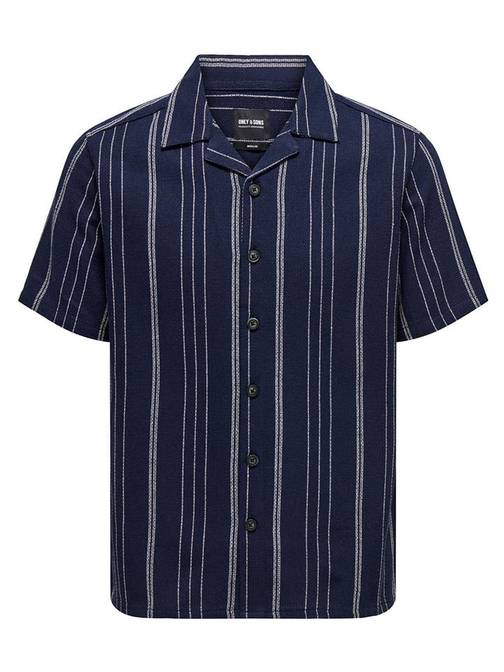 ONLY & SONS Hemd in Dunkelblau günstig kaufen