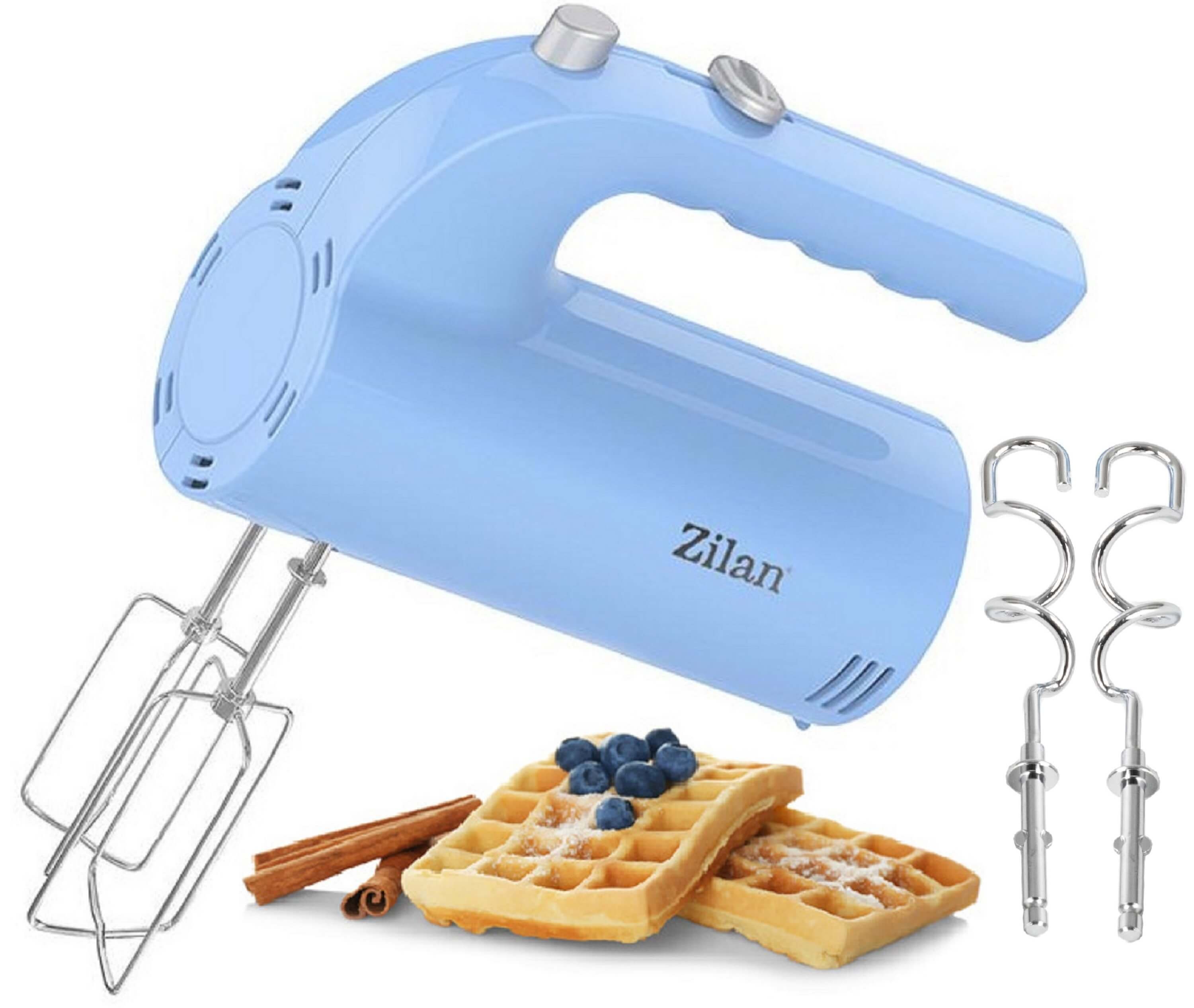 Zilan Handmixer ZLN-3161, 200 W, Edelstahl-Rührstäbe & Knethaken