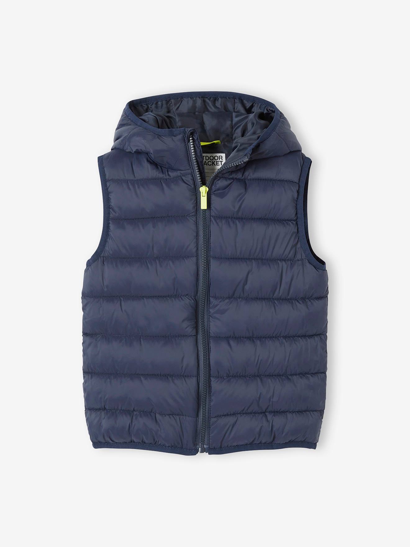 Parka 3 en 1 garçon mi-saison bleu grisé