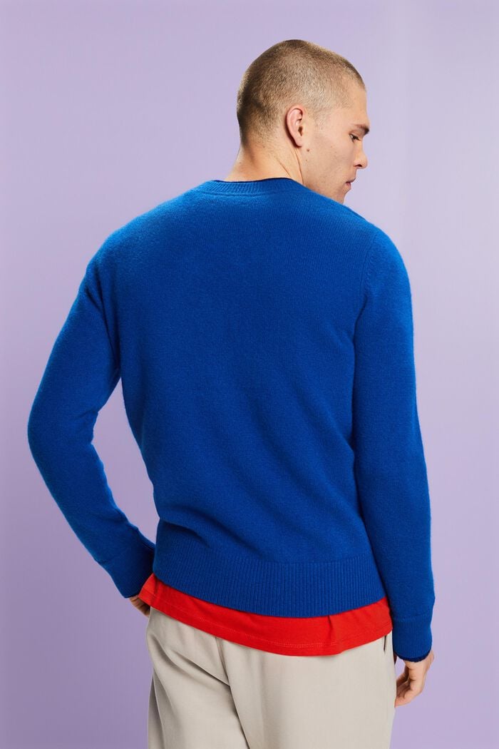 Kaschmirpullover mit Rundhalsausschnitt