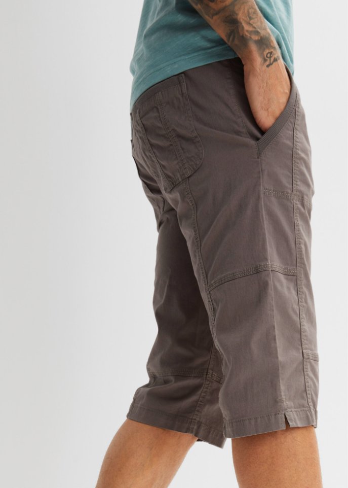 Stretch-Long-Bermuda mit Komfortschnitt, Regular Fit