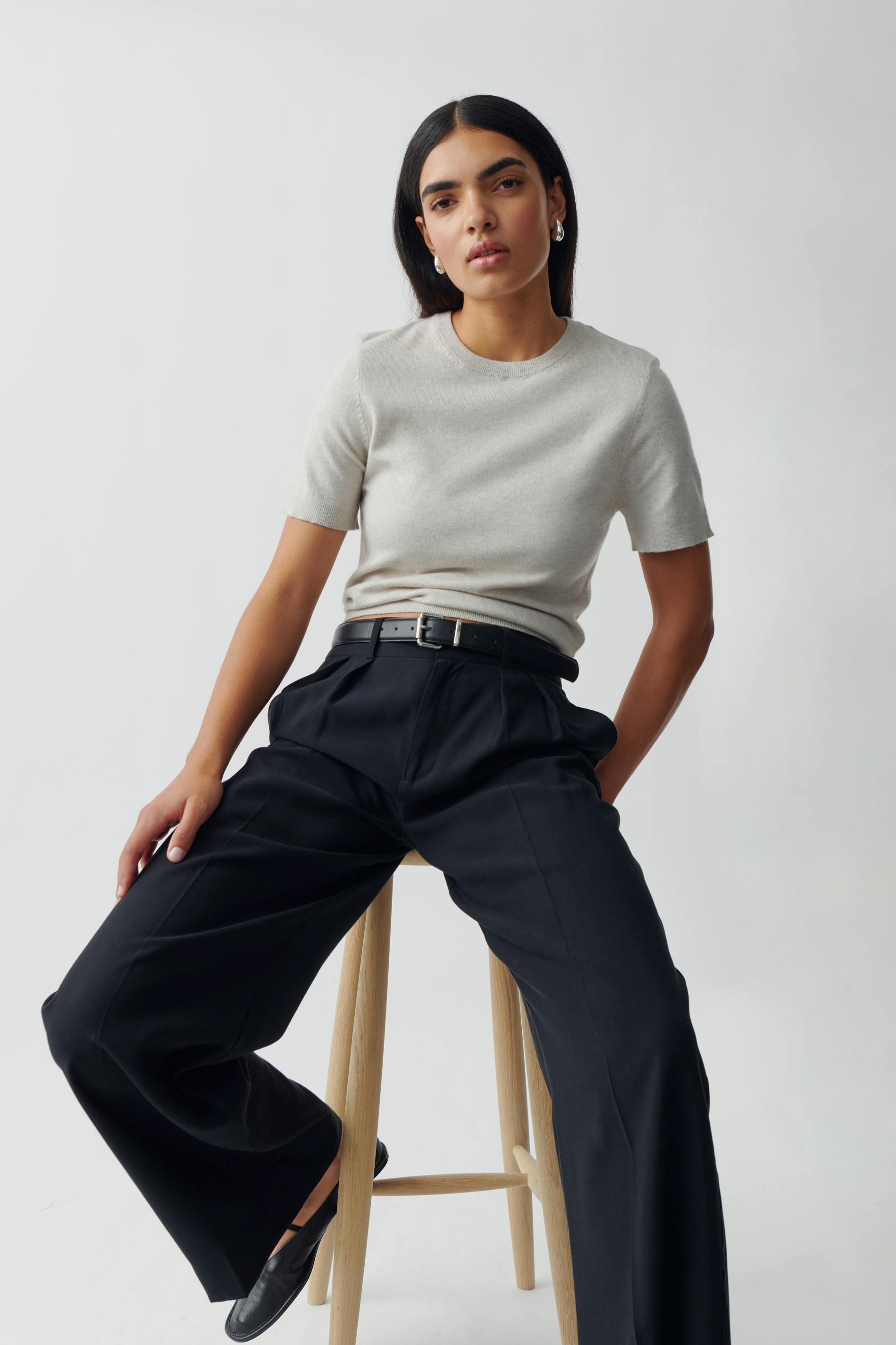 Knitted tee