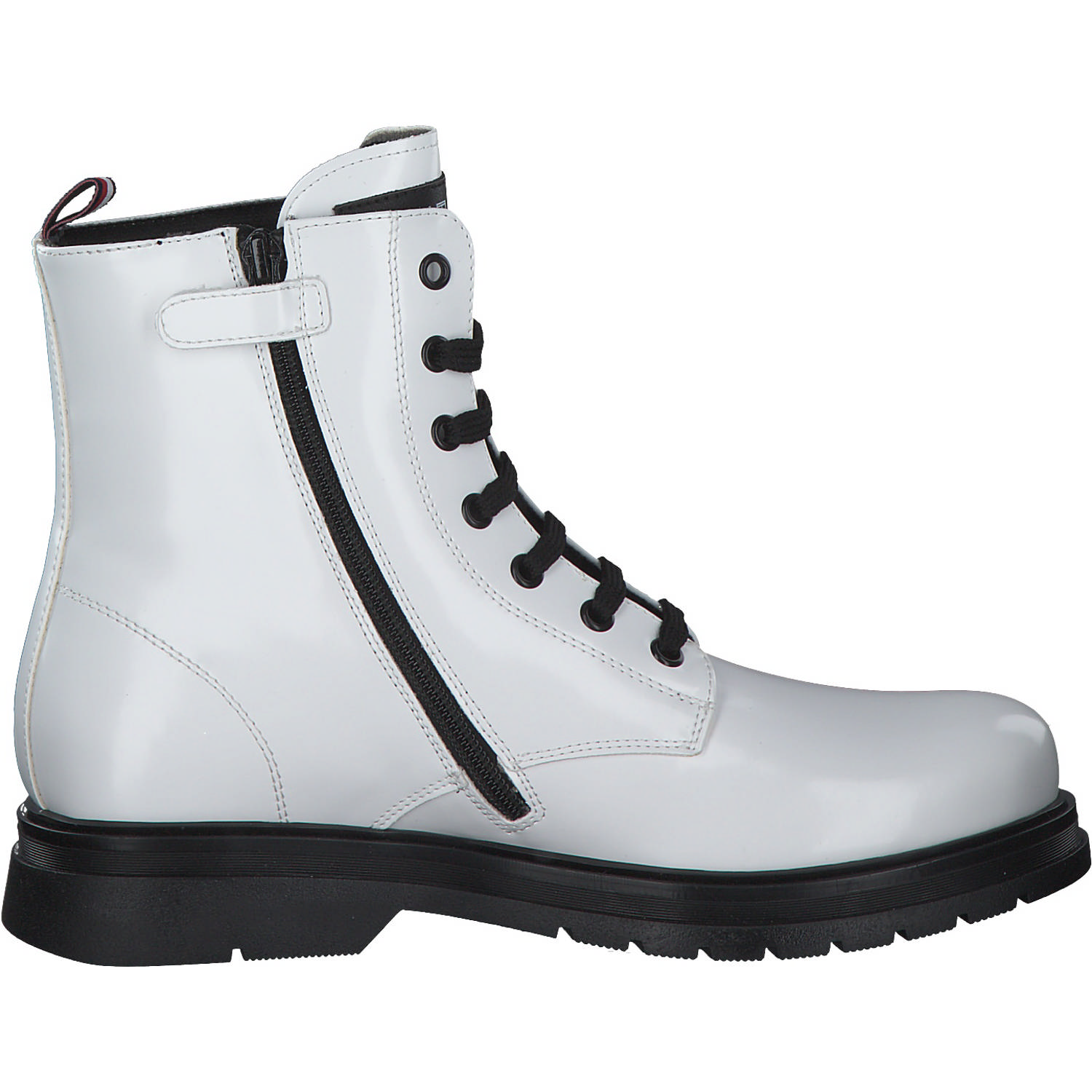 Tommy Hilfiger T4A5-32411, Schnürstiefeletten, Kinder, white