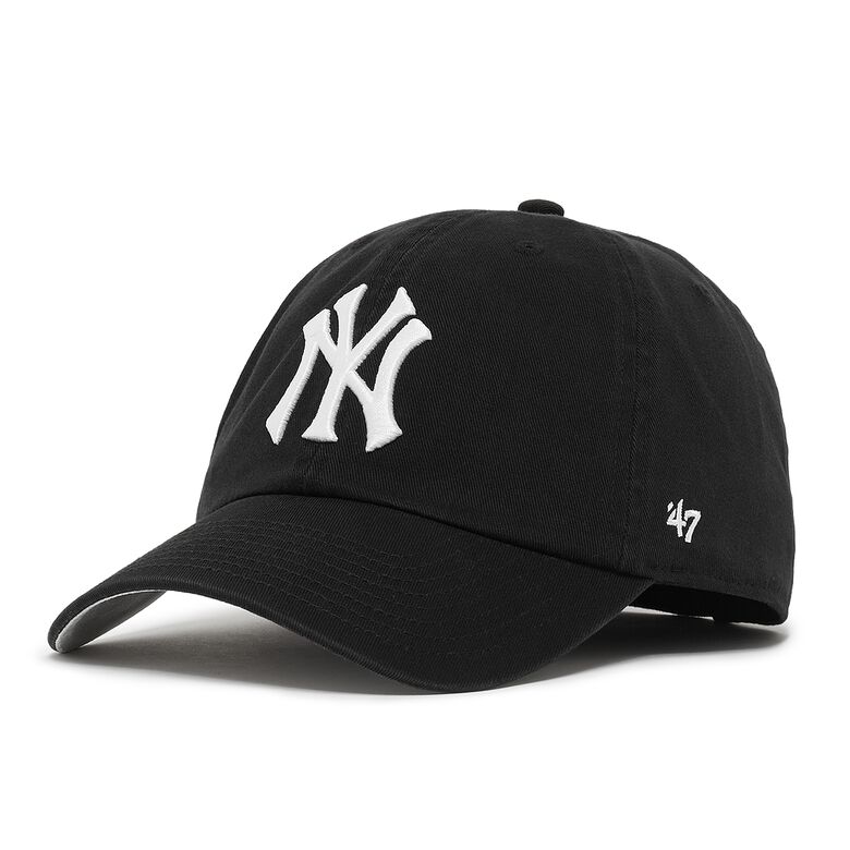 47 Brand MLB New York Yankees World Series Double Under 47 Clean Up Black