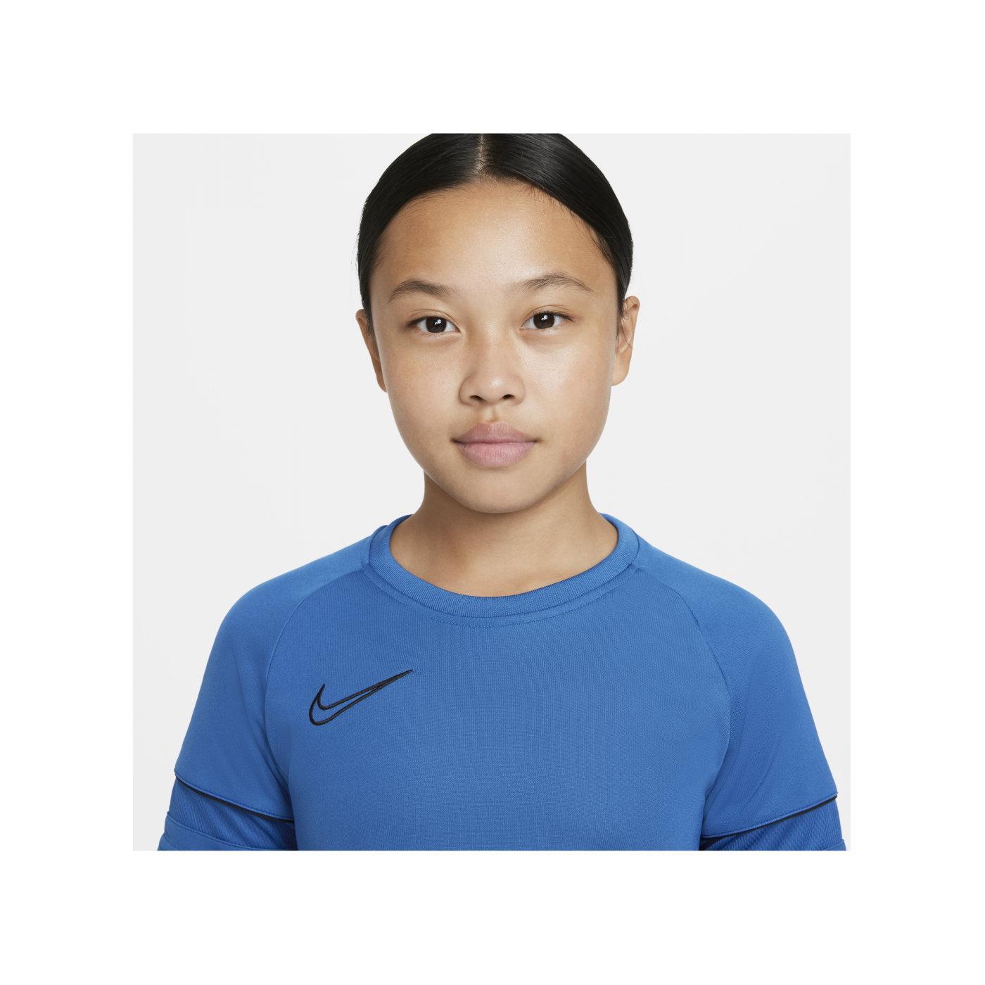 Nike Academy 21 T-Shirt Kids Blau Schwarz F407